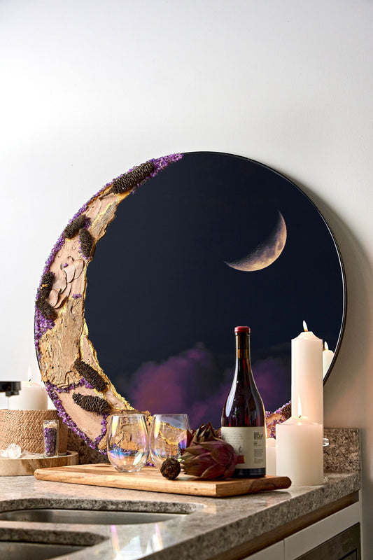 The Winter Solstice Marchioness Moon Mirror